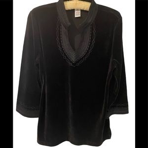 Talbots Dressy Velour Tunic